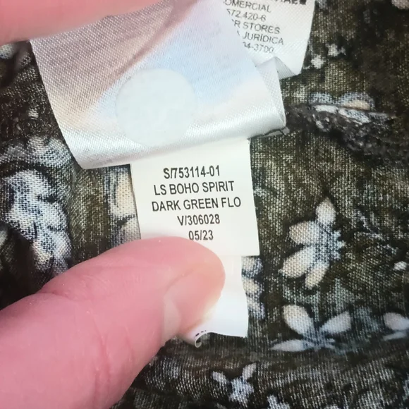 Old Navy Peasant Dress XL Mini Green Floral Balloon Sleeve Boho Forest Fairy - Picture 10 of 13